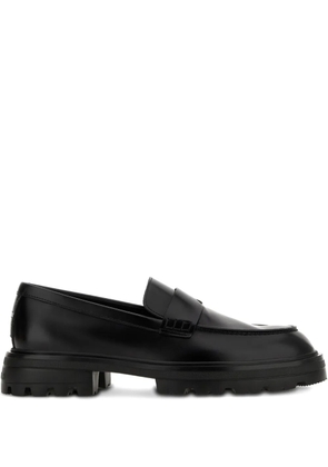 Hogan round-toe loafers - Black