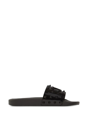 Valentino Garavani studded-strap slide - Black