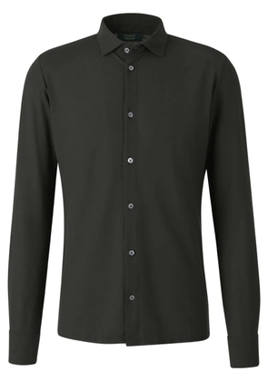 Zanone cotton shirt - Green
