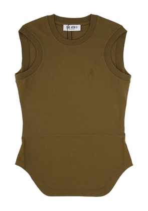 The Attico crew-neck sleeveless top - Green