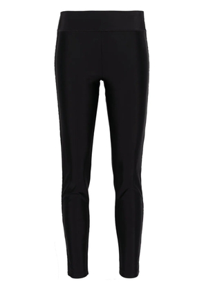 Versace Jeans Couture logo-jacquard leggings - Black