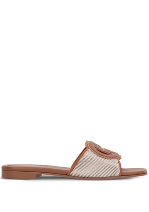 Gucci canvas sandals - Neutrals