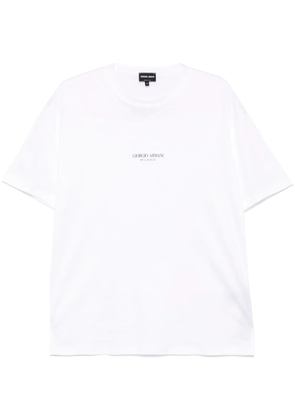 Giorgio Armani logo-print T-shirt - White
