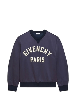Givenchy logo-lettering sweatshirt - Blue