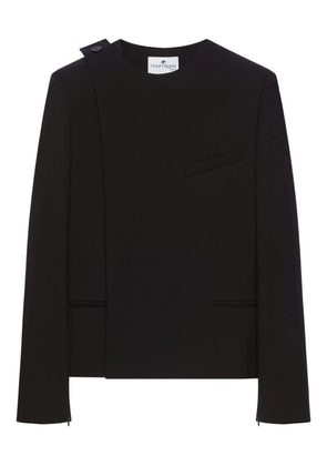 Courrèges asymmetric blazer - Black