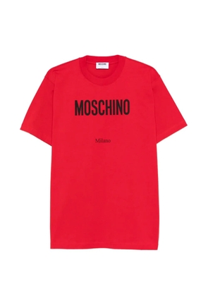 Moschino logo-print T-shirt - Red