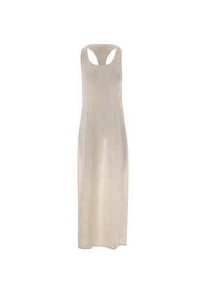 Patrizia Pepe racerback dress - Neutrals