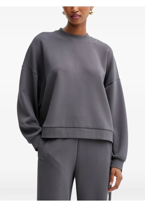 Armani Exchange logo-embroidered sweatshirt - Grey