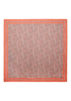 ETRO paisley-print scarf - Orange