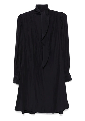Lanvin draped mini dress - Blue