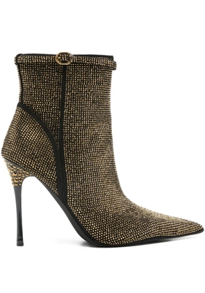 Kurt Geiger London 105mm studded buckle boots - Gold