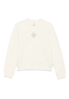 Casablanca logo-detail sweatshirt - White