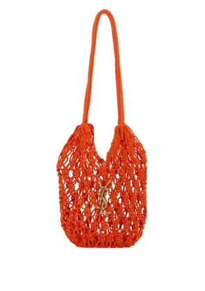 Saint Laurent crochet shoulder bag - Orange
