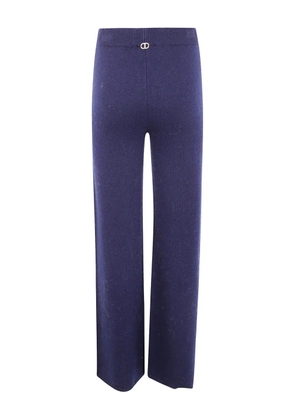 TWINSET straight-leg trousers - Blue