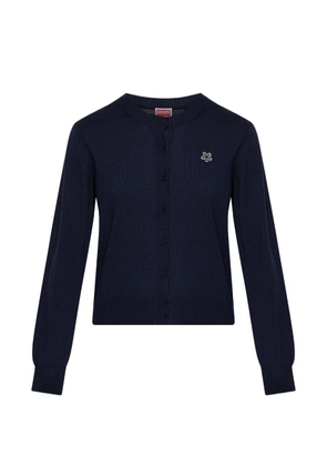 Kenzo Boke Flower embroidered cardigan - Blue