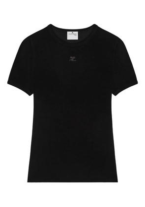 Courrèges short-sleeves T-shirt - Black