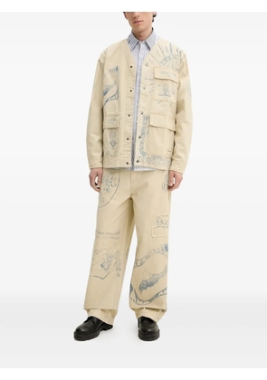 Desigual stamp-print jeans - Neutrals