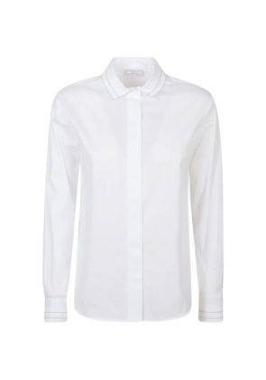 Peserico buttoned-cuff shirt - White