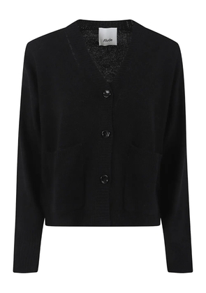 Allude button pocket cardigan - Black