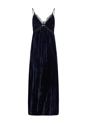 LIU JO lace velvet dress - Black