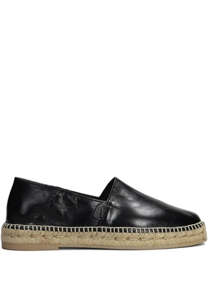 AMI Paris leather espadrilles - Black