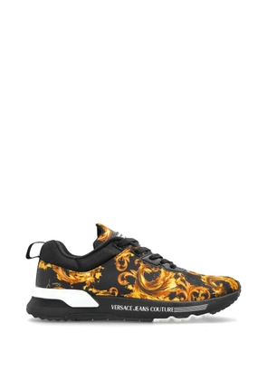 Versace Jeans Couture baroque-pattern sneakers - Black