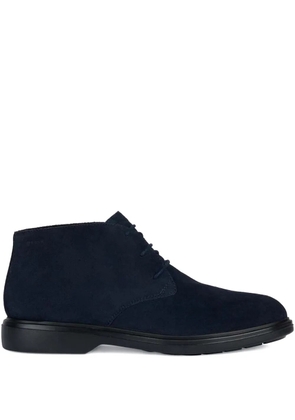 Geox Spherica lace-up calf leather boots - Blue