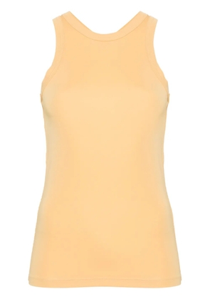 TOTEME sleeveless crepe tank top - Yellow