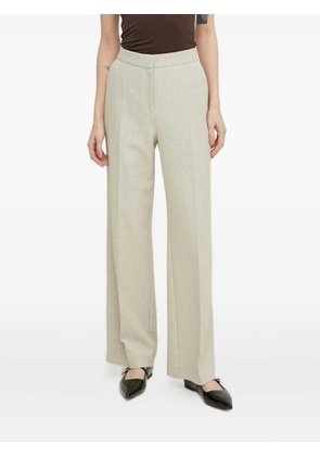 lovechild pinstripe wide-leg trousers - Neutrals