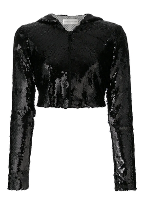 Faith Connexion sequin-embellishment jacket - Black