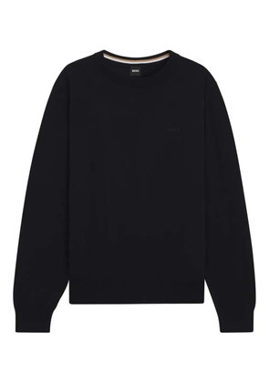 BOSS logo crew-neck sweatshirt - Black