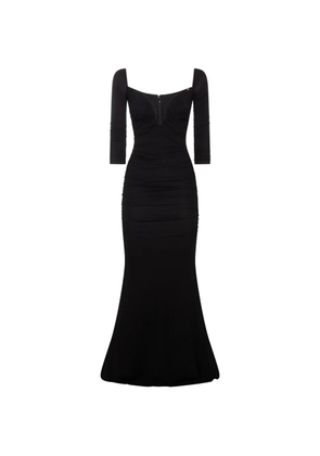 Elisabetta Franchi Off-shoulder black dress