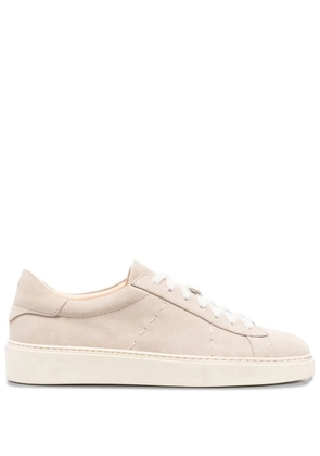 Eleventy suede leather trainers - Neutrals