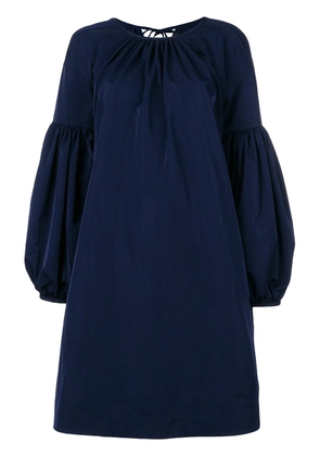 Calvin Klein bell-sleeved dress - Blue