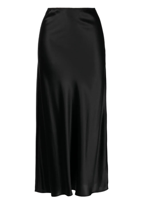 Reformation Layla silk midi skirt - Black