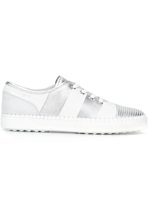 Tod's striped sneakers - White