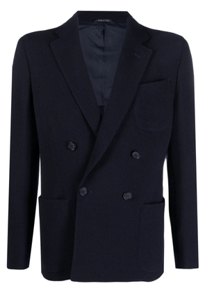 Giorgio Armani Upton double-breasted blazer - Blue