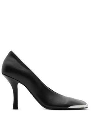 Burberry Duck 90mm leather pumps - Black