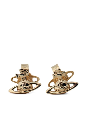 Vivienne Westwood Orb-plaque stud earrings - Gold