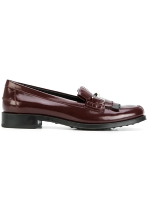 Tod's fringed loafer - Red