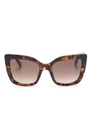 Marc Jacobs Eyewear logo-plaque sunglasses - Brown