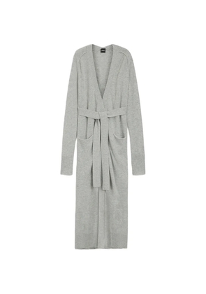 BOSS belted cardi-coat - Grey
