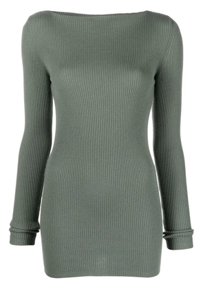 Rick Owens cut-out-back sweatshirt - Grey