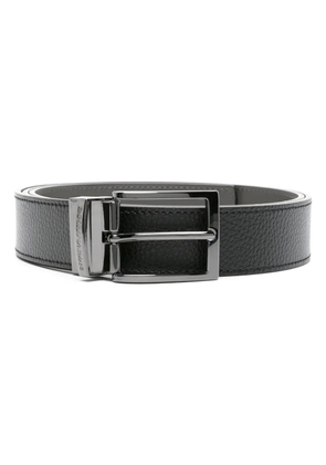 Emporio Armani reversible leather belt - Black