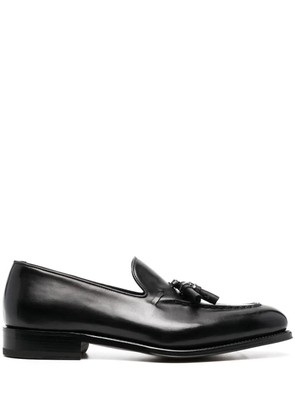 Ferragamo almond-toe tassel loafers - Black