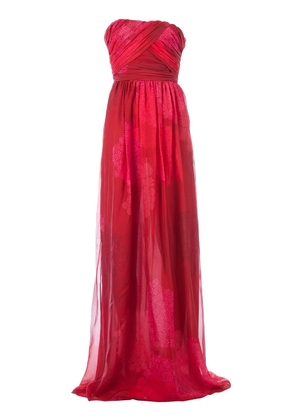 Giambattista Valli floral print maxi dress - Red