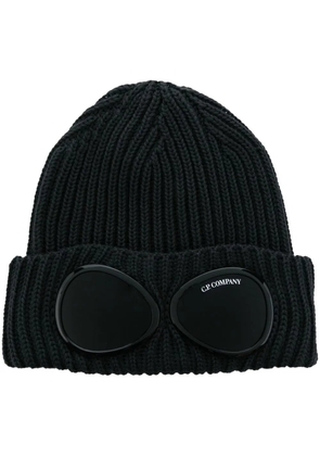C.P. Company goggle-detail knit beanie - Grey