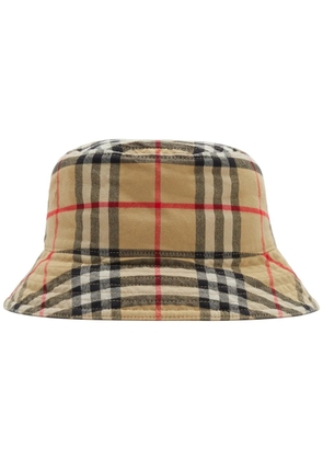 Burberry Vintage Check cotton bucket hat - Neutrals