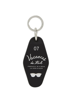 Karl Lagerfeld embellished-details keyring - Black