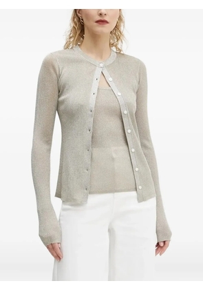 A.L.C. ribbed long-sleeve cardigan - Grey